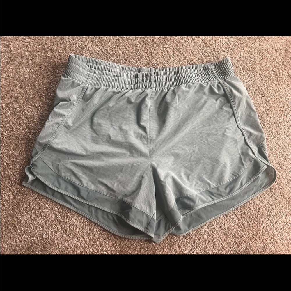 Athleta Women's Light Green/Gray Athletic Shorts
